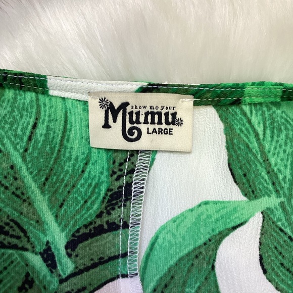 Show Me Your Mumu McMahan Palm Wrap Dress L - Picture 6 of 8